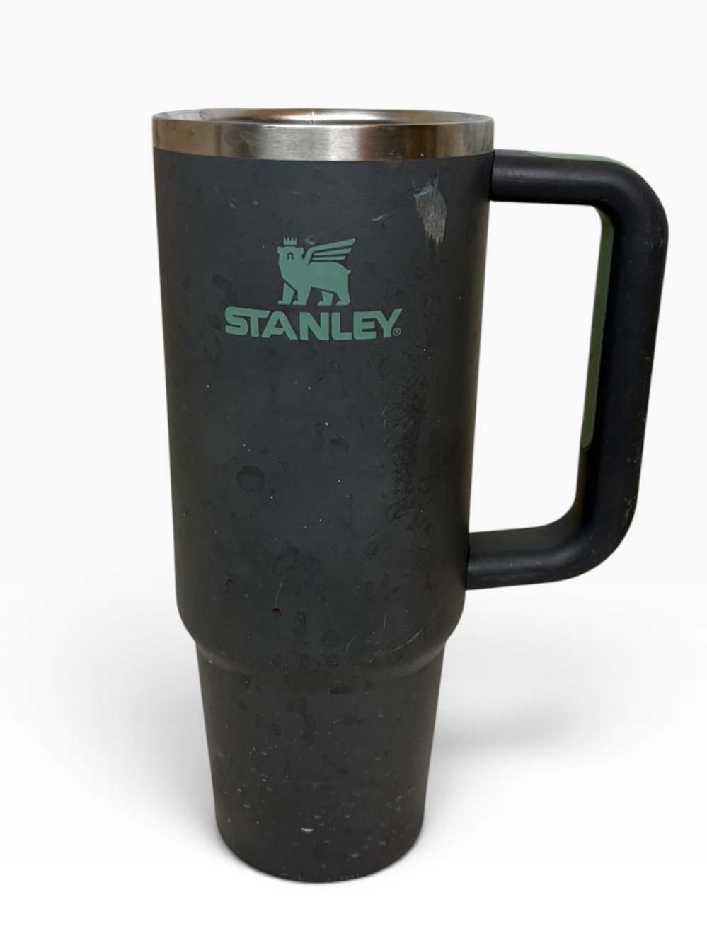 Stanley Quencher H2.0 FlowState Tumbler 40oz Matte Black with Handle - Used